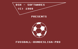 Fussball Bundesliga Pro Title Screenshot