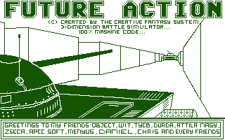 Future Action Title Screenshot
