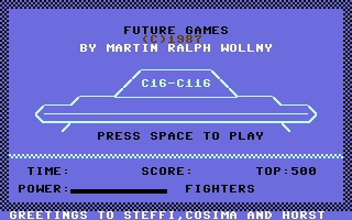 Future Games Title Screenshot