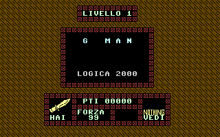 G-man (Computer Set 15) Title Screenshot