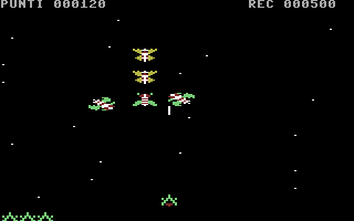 Galaxy (C16/MSX 1) Screenshot