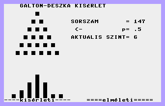 Galton-Deszka Kisérlet Screenshot