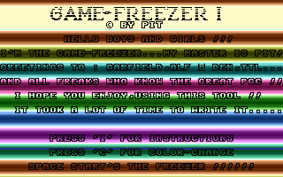Game-Freezer I