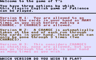 Game Of 7's Title Screenshot