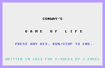 Game Of Life Title Screenshot