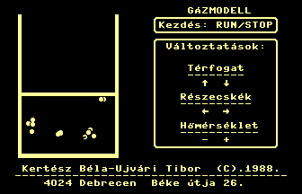 Gázmodell Title Screenshot