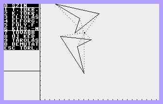 Geometriai Transzformációk Screenshot
