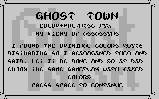 Ghost Town [PAL/NTSC]