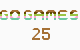Go Games 25 Title Screenshot