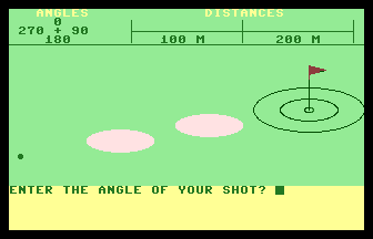 Golf (Commodore User) Screenshot