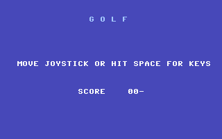 Golf (Go Games 42) Title Screenshot