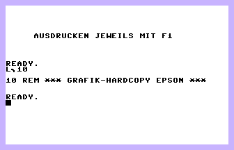 Grafik-Hardcopy Epson
