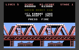 Green Beret C16 Title Screenshot