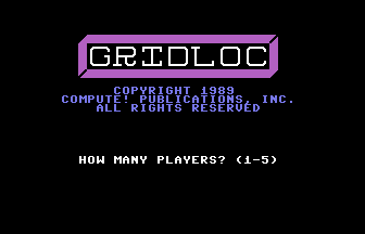 Gridloc Title Screenshot