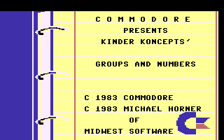 Groups And Numbers Title Screenshot