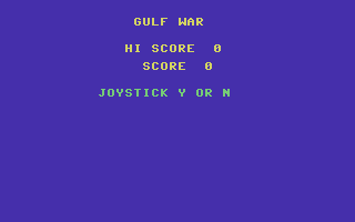 Gulf War Title Screenshot