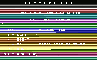 Guzzler Title Screenshot