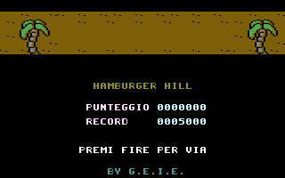Hamburger Hill Title Screenshot