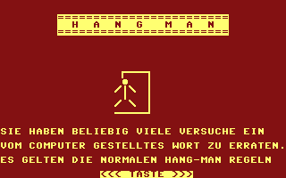 Hang Man Title Screenshot