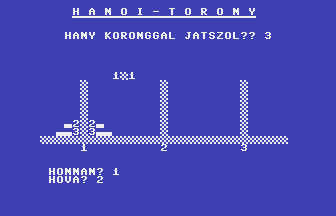Hanoi-Torony Screenshot