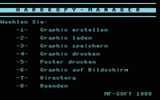Hardkopy-Manager Screenshot