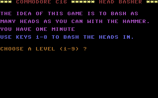 Head Basher Title Screenshot