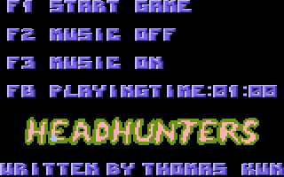 Headhunters Title Screenshot