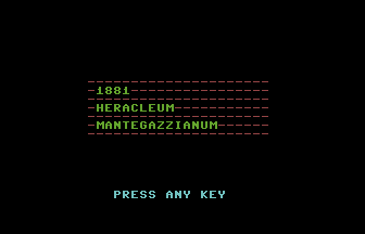 Heracleum Mantegazzianum Title Screenshot