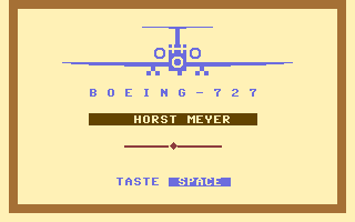 Hofstedes Boeing-Simulator Title Screenshot