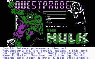 The Hulk Title Screenshot