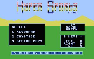 Hyper Sports Plus Title Screenshot
