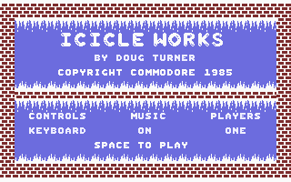 Icicle Works VTS Version Title Screenshot