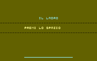 Il Ladro (Go Games 8) Title Screenshot