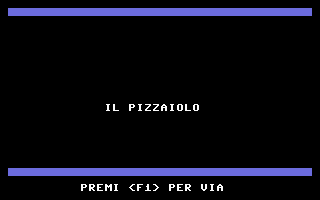 Il Pizzaiolo Title Screenshot
