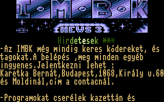 IMBK News #03 Screenshot