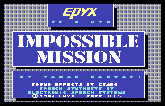 Impossible Mission +4 Title Screenshot
