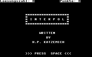 Interpol Title Screenshot