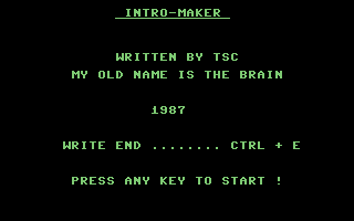 Intro Maker TSC Screenshot
