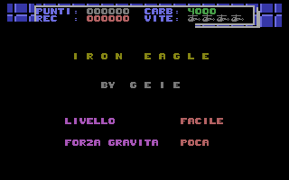 Iron Eagle Title Screenshot