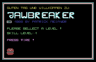 Jaw-Breaker Title Screenshot