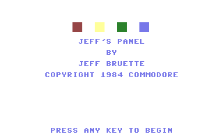 Jeff's Panel Title Screenshot
