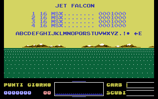 Jet Falcon Title Screenshot