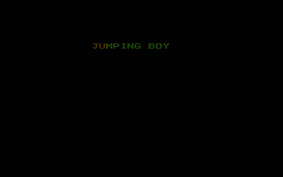 Jumping Boy Title Screenshot