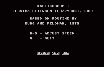 Kaleidoscope+ Title Screenshot