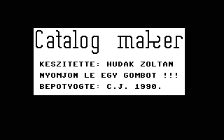 Katalog Maker Title Screenshot