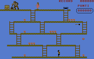 King Kong (C16/MSX 3) Screenshot