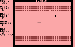 Tennis (King Size) Screenshot