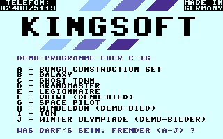Kingsoft Promo Disks Screenshot #2
