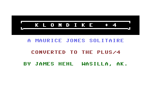Klondike Title Screenshot