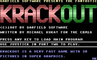 Krackout Title Screenshot
